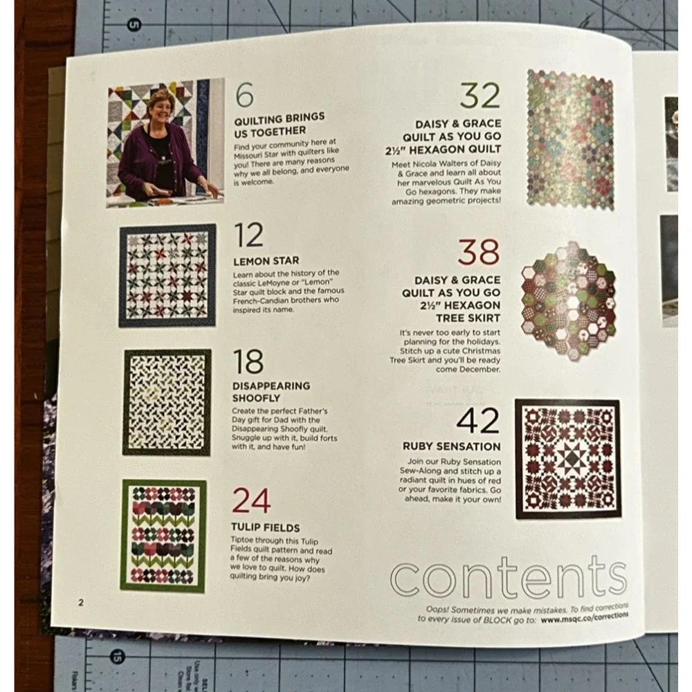 Missouri Star Quilt Co BLOCK Volume 7 Issue 3 2020